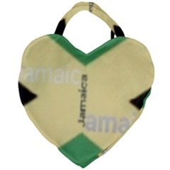 Jamaica, Jamaica  Giant Heart Shaped Tote by Janetaudreywilson