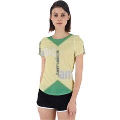 Jamaica, Jamaica  Back Cut Out Sport Tee