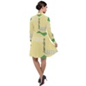 Jamaica, Jamaica  Long Sleeve Chiffon Shirt Dress View2