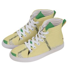 Jamaica, Jamaica  Men s Hi-top Skate Sneakers by Janetaudreywilson