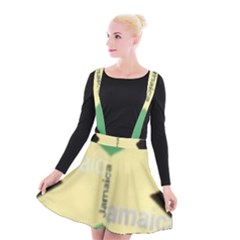 Jamaica, Jamaica  Suspender Skater Skirt by Janetaudreywilson