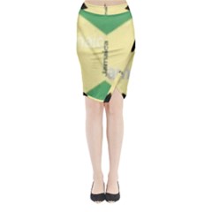 Jamaica, Jamaica  Midi Wrap Pencil Skirt by Janetaudreywilson