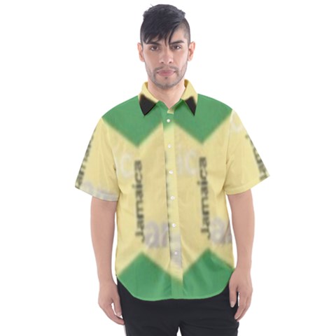 Jamaica, Jamaica  Men s Short Sleeve Shirt by Janetaudreywilson