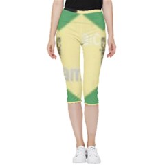 Jamaica, Jamaica  Inside Out Lightweight Velour Capri Leggings 