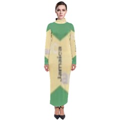 Jamaica, Jamaica  Turtleneck Maxi Dress by Janetaudreywilson