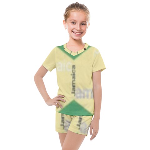 Jamaica, Jamaica  Kids  Mesh Tee And Shorts Set by Janetaudreywilson