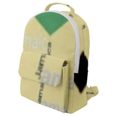 Jamaica, Jamaica  Flap Pocket Backpack (small)