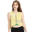 Jamaica, Jamaica  V-Neck Cropped Tank Top View1