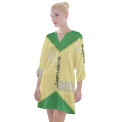 Jamaica, Jamaica  Open Neck Shift Dress