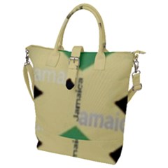 Jamaica, Jamaica  Buckle Top Tote Bag by Janetaudreywilson