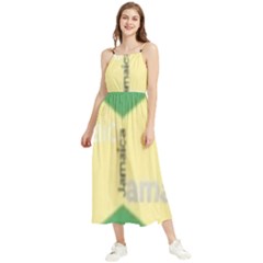 Jamaica, Jamaica  Boho Sleeveless Summer Dress