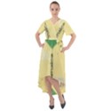 Jamaica, Jamaica  Front Wrap High Low Dress View1