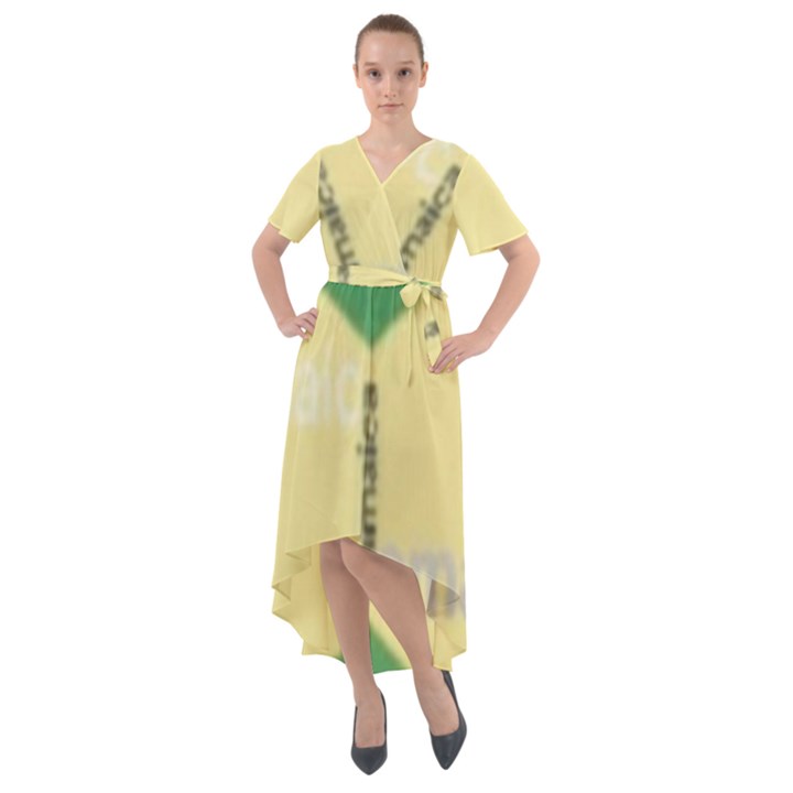 Jamaica, Jamaica  Front Wrap High Low Dress