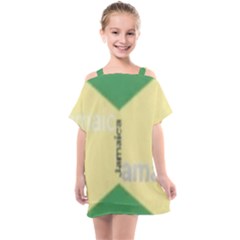 Jamaica, Jamaica  Kids  One Piece Chiffon Dress by Janetaudreywilson