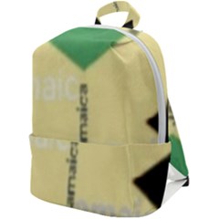 Jamaica, Jamaica  Zip Up Backpack