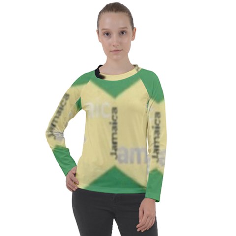 Jamaica, Jamaica  Women s Long Sleeve Raglan Tee by Janetaudreywilson