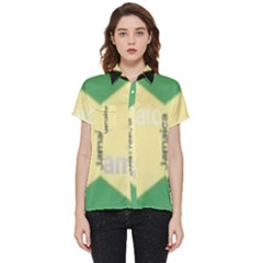 Jamaica, Jamaica  Short Sleeve Pocket Shirt by Janetaudreywilson