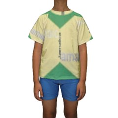 Jamaica, Jamaica  Kids  Short Sleeve Swimwear by Janetaudreywilson