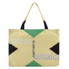 Jamaica, Jamaica  Zipper Medium Tote Bag by Janetaudreywilson