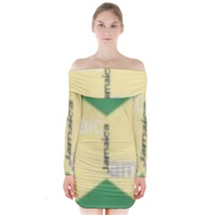 Jamaica, Jamaica  Long Sleeve Off Shoulder Dress