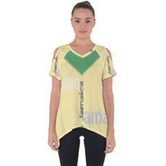 Jamaica, Jamaica  Cut Out Side Drop Tee by Janetaudreywilson