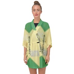 Jamaica, Jamaica  Half Sleeve Chiffon Kimono