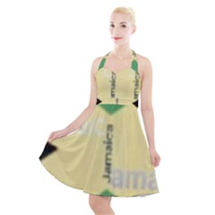 Jamaica, Jamaica  Halter Party Swing Dress  by Janetaudreywilson