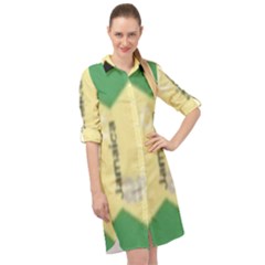 Jamaica, Jamaica  Long Sleeve Mini Shirt Dress by Janetaudreywilson