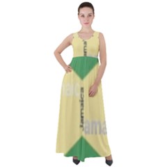 Jamaica, Jamaica  Empire Waist Velour Maxi Dress