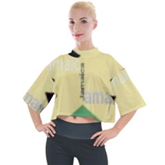 Jamaica, Jamaica  Mock Neck Tee by Janetaudreywilson