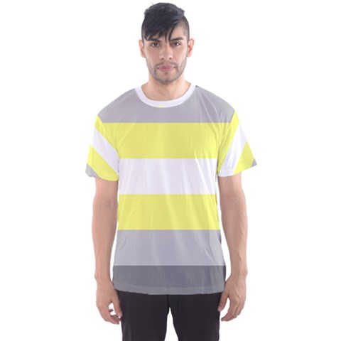 Deminonbinary Pride Flag Lgbtq Men s Sport Mesh Tee by lgbtnation