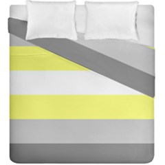 Deminonbinary Pride Flag Lgbtq Duvet Cover Double Side (king Size) by lgbtnation