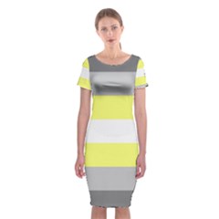 Deminonbinary Pride Flag Lgbtq Classic Short Sleeve Midi Dress by lgbtnation