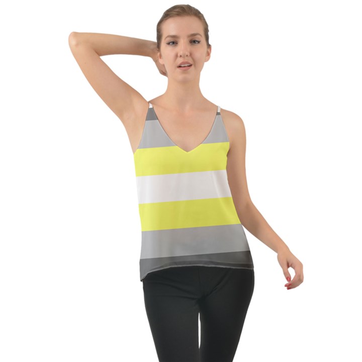 Deminonbinary Pride Flag LGBTQ Chiffon Cami