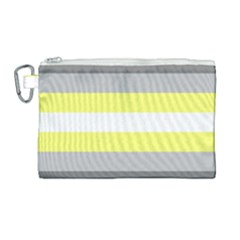 Deminonbinary Pride Flag Lgbtq Canvas Cosmetic Bag (large) by lgbtnation