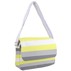 Deminonbinary Pride Flag Lgbtq Courier Bag by lgbtnation