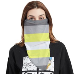 Deminonbinary Pride Flag Lgbtq Face Covering Bandana (triangle)