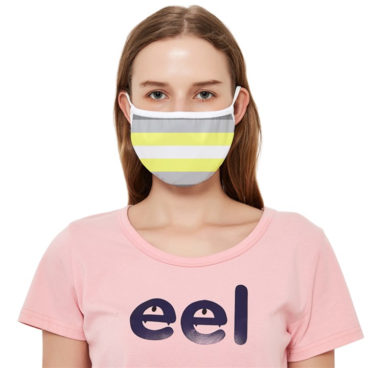 Deminonbinary Pride Flag LGBTQ Cloth Face Mask (Adult)