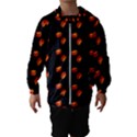 Kawaii Pumpkin Black Kids  Hooded Windbreaker View1