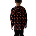 Kawaii Pumpkin Black Kids  Hooded Windbreaker View2