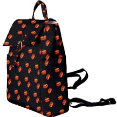 Kawaii Pumpkin Black Buckle Everyday Backpack by vintage2030