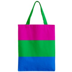 Polysexual Pride Flag Lgbtq Zipper Classic Tote Bag by lgbtnation