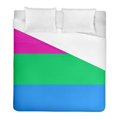 Polysexual Pride Flag Lgbtq Duvet Cover (full/ Double Size) by lgbtnation