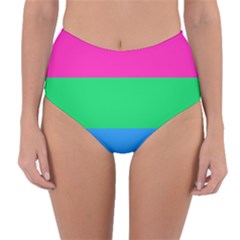 Polysexual Pride Flag Lgbtq Reversible High-waist Bikini Bottoms by lgbtnation