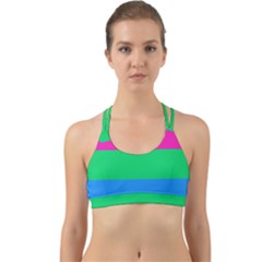 Polysexual Pride Flag Lgbtq Back Web Sports Bra by lgbtnation