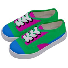 Polysexual Pride Flag Lgbtq Kids  Classic Low Top Sneakers by lgbtnation