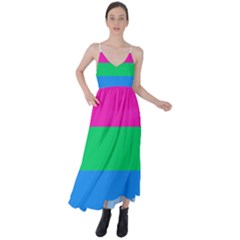 Polysexual Pride Flag Lgbtq Tie Back Maxi Dress by lgbtnation