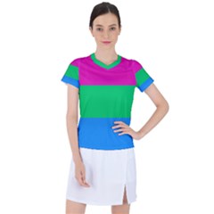 Polysexual Pride Flag Lgbtq Women s Sports Top by lgbtnation