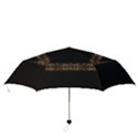 Luxury Ornate Minimal Style Dark Print Folding Umbrellas View3