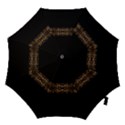 Luxury Ornate Minimal Style Dark Print Hook Handle Umbrellas (Small) View1